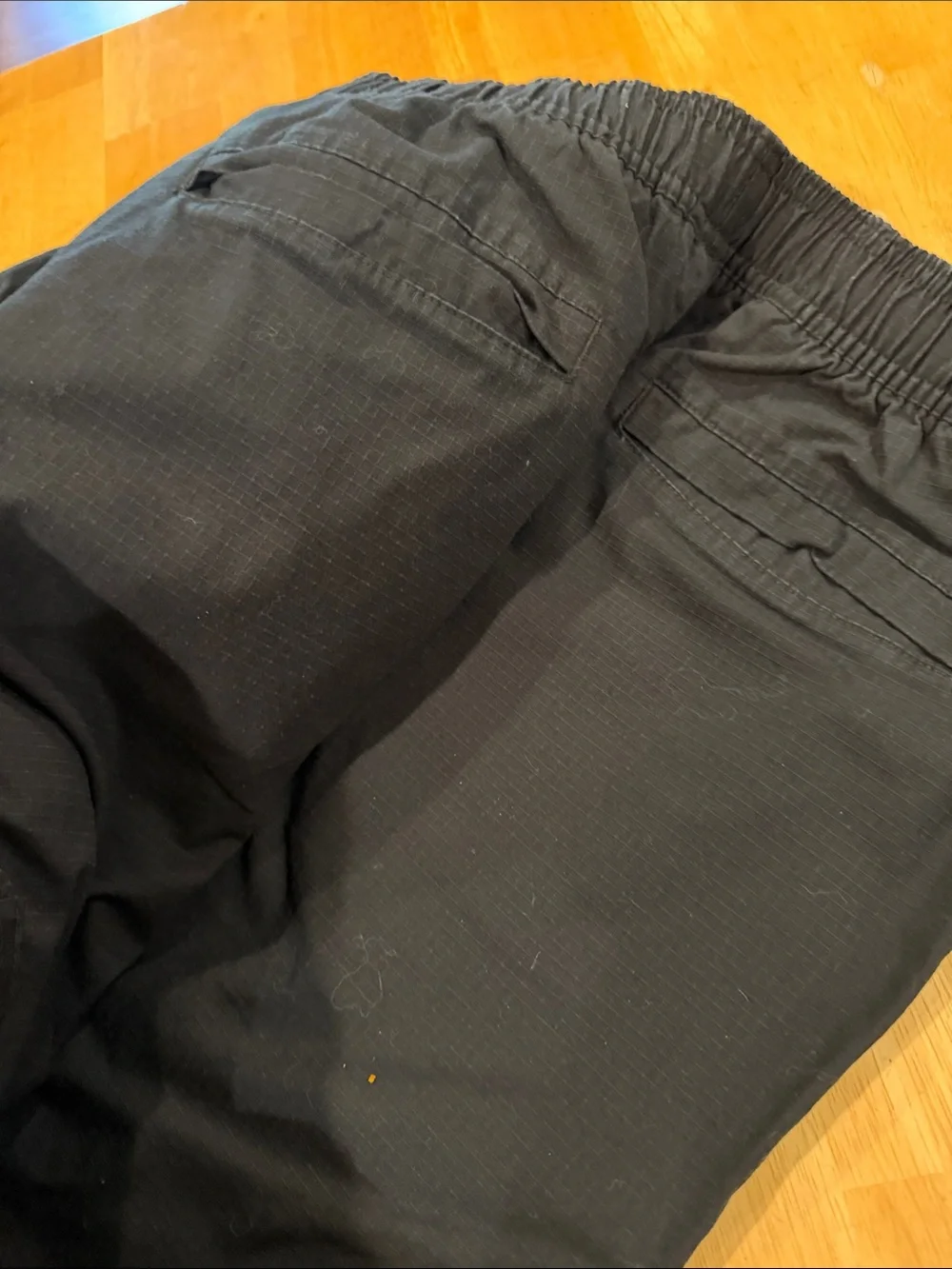 Jordan Black Men's Cargo Pants with Elastic Waist